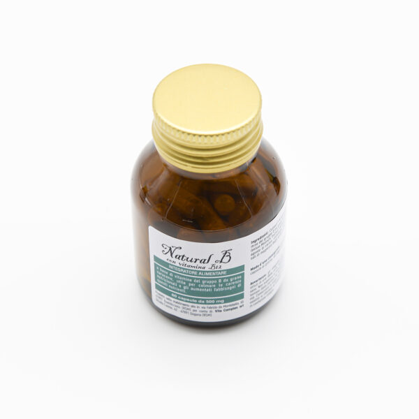 Natural B con vitamina B12 (60 gélules) – Image 2